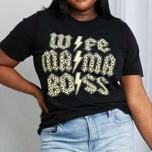 Wife Mama Boss Graphic Tee | Gifts for Mom